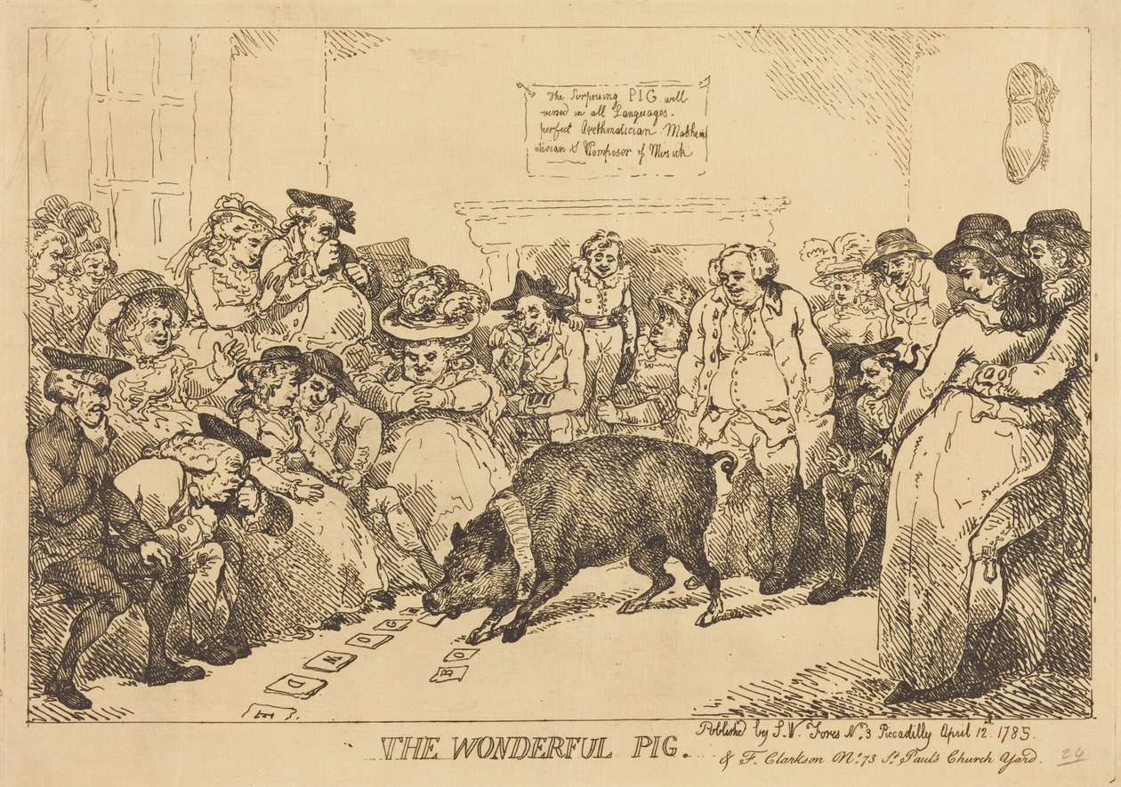 Den vidunderlige gris af Thomas Rowlandson