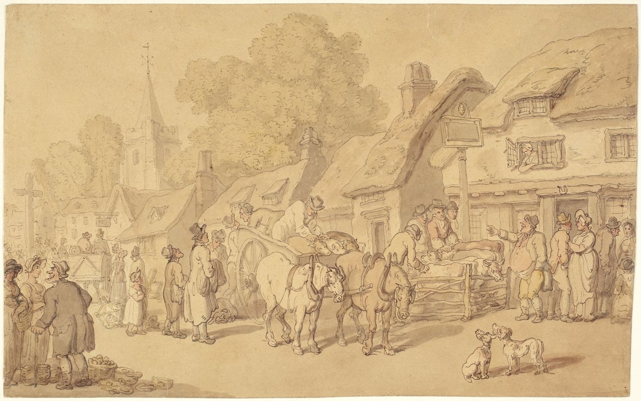 The Woolpack Inn af Thomas Rowlandson