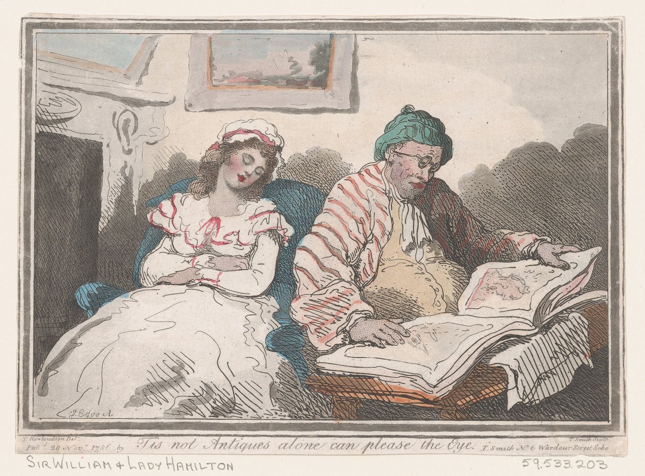 Det er ikke antikviteter alene, der kan behage øjet eller smage forskelligt, 20. november 1786., 20. november 1786. af Thomas Rowlandson