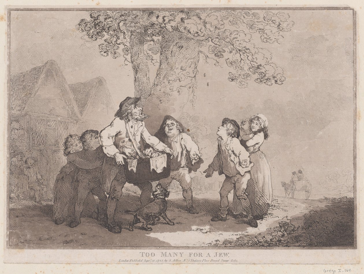 For mange til en jøde, 20. september 1785., 20. september 1785. af Thomas Rowlandson