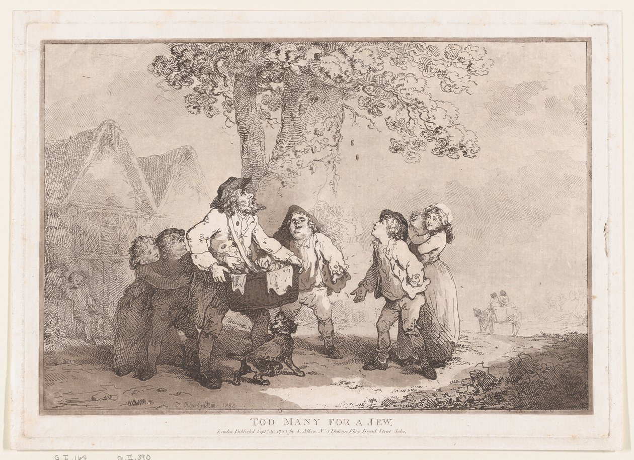 For mange til en jøde, 20. september 1785., 20. september 1785. af Thomas Rowlandson