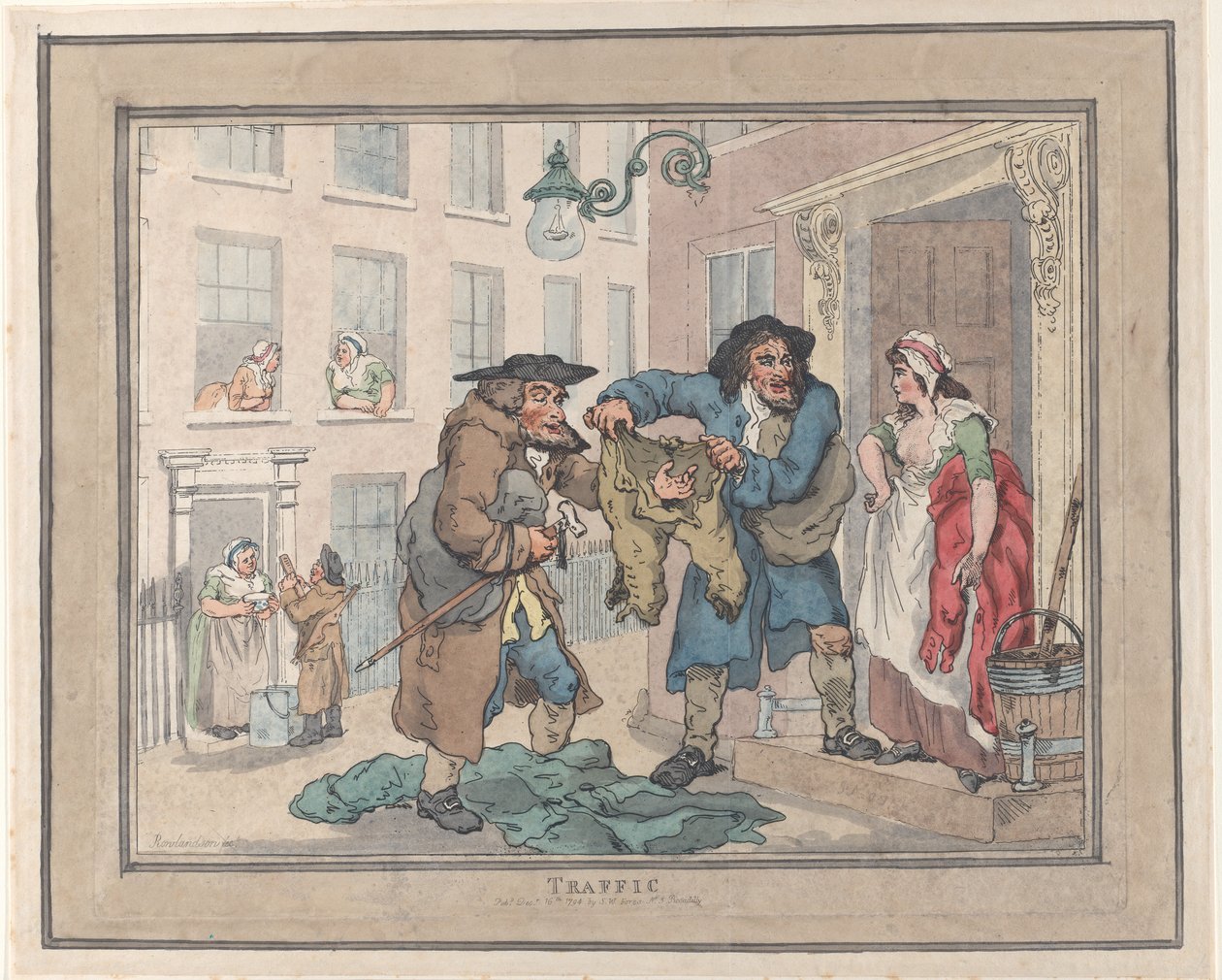 Trafik, 1791., 1791. af Thomas Rowlandson