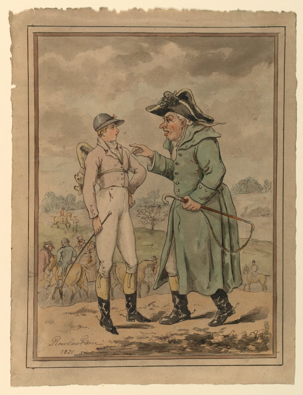 Tricks of the Turf, eller afgøre, hvordan man taber et løb af Thomas Rowlandson