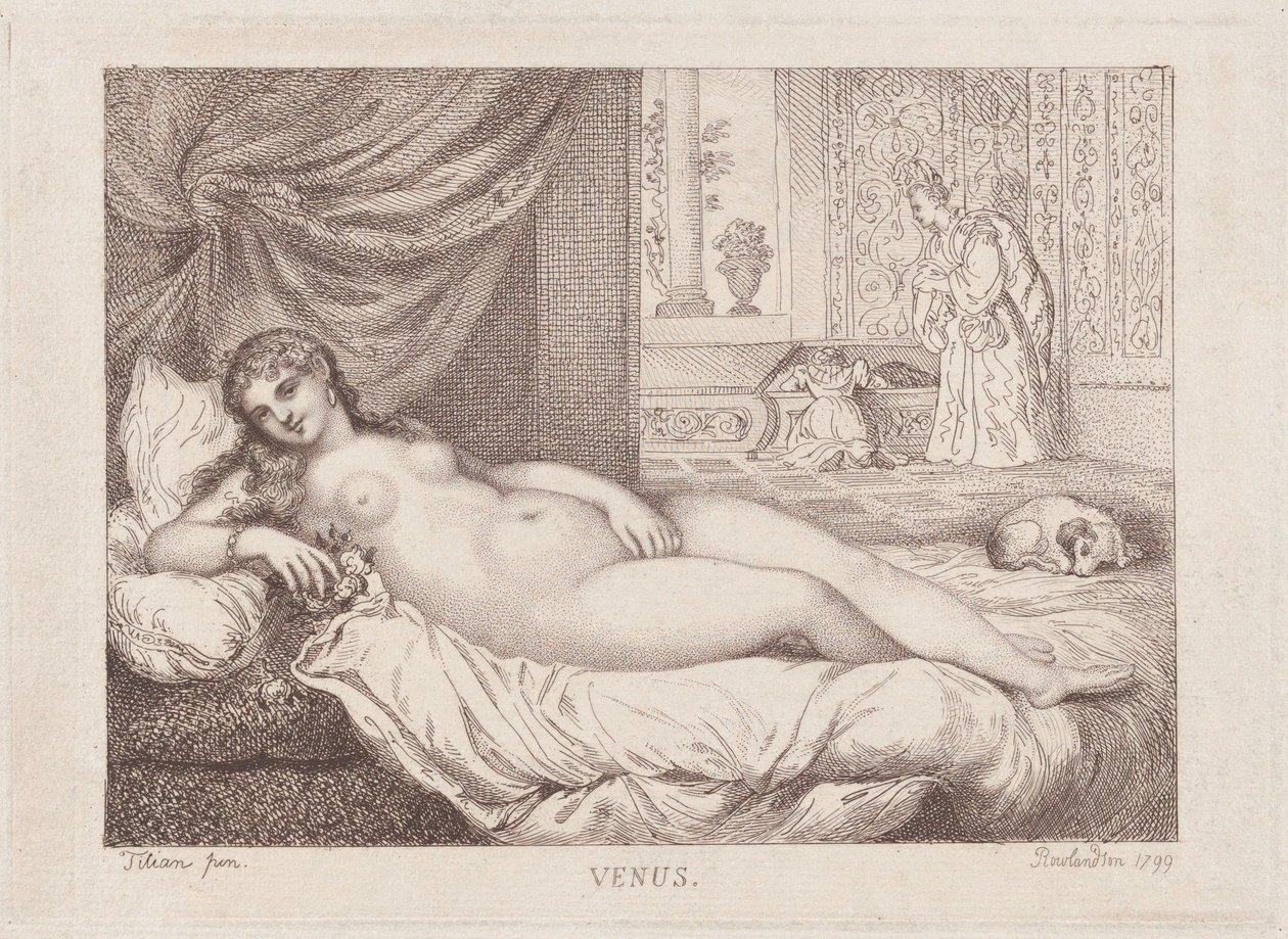 Venus af Urbino, 1799., 1799. af Thomas Rowlandson