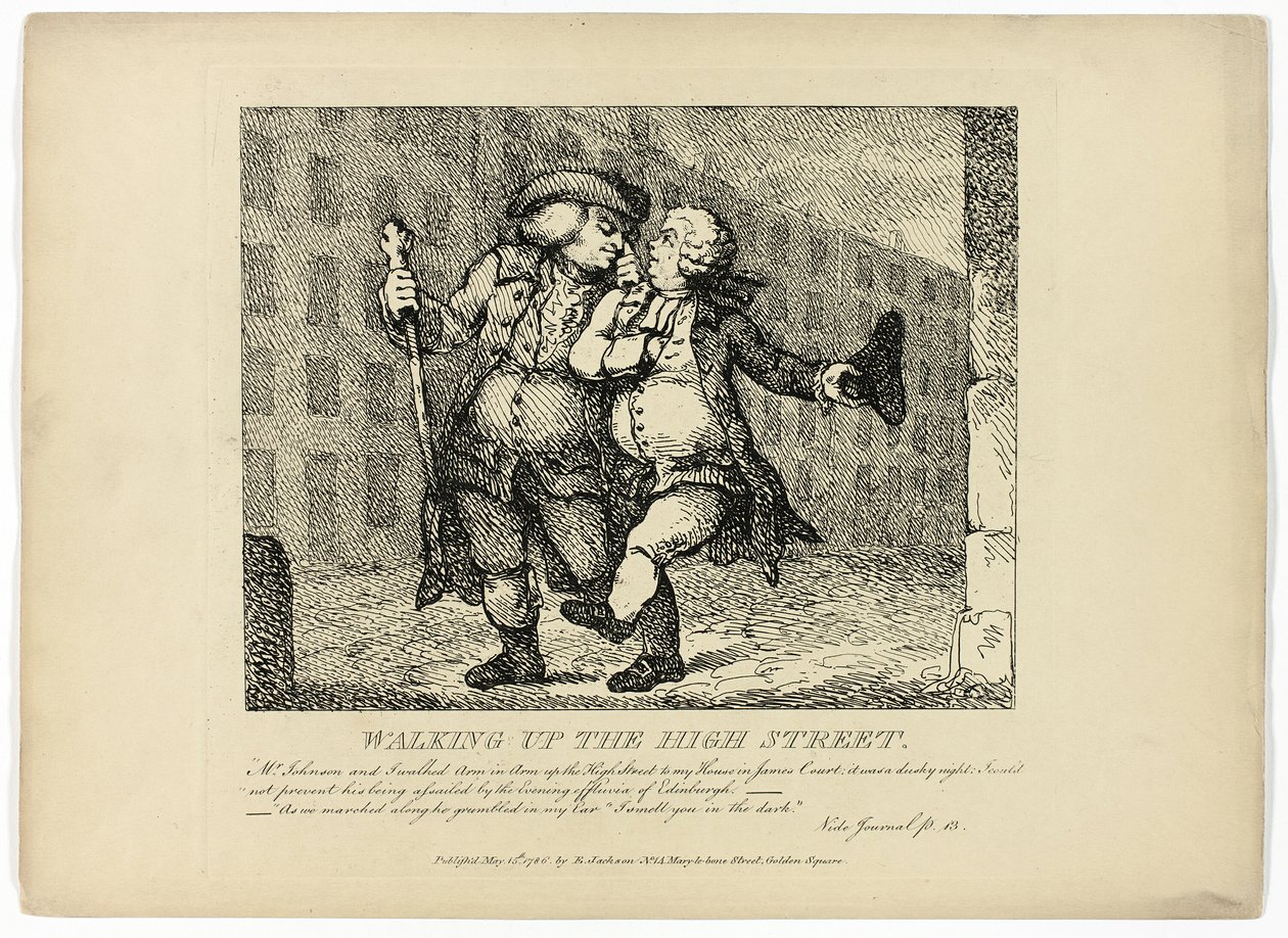 Walking up the High Street, fra Boswell