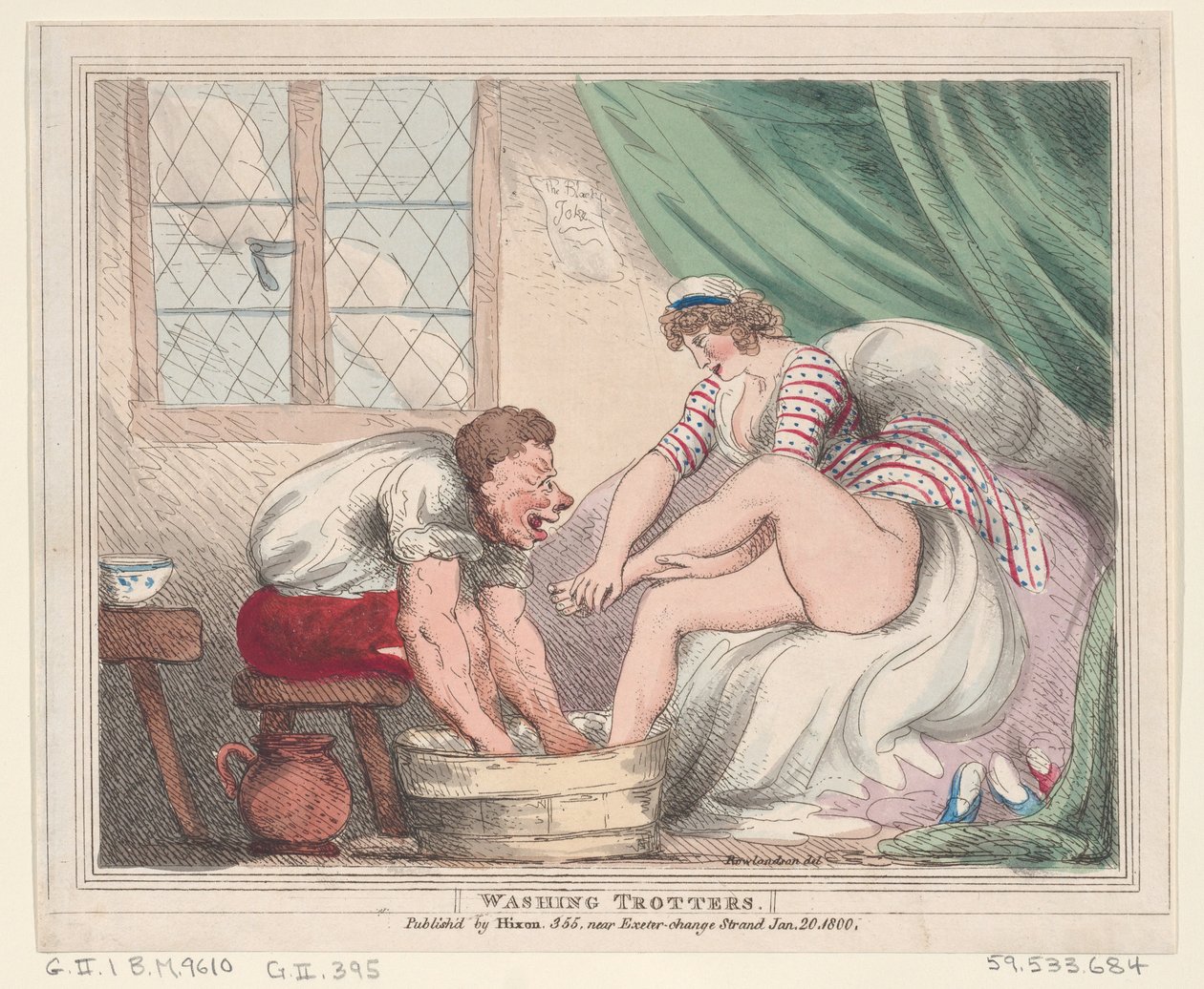 Washing Trotters, 20. januar 1800., 20. januar 1800. af Thomas Rowlandson