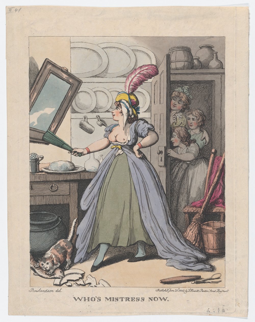 Hvem er elskerinde nu, 25. juni 1802., 25. juni 1802. af Thomas Rowlandson
