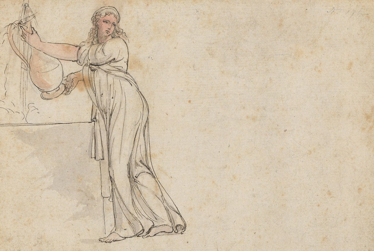 Kvinden ved brønden af Thomas Rowlandson