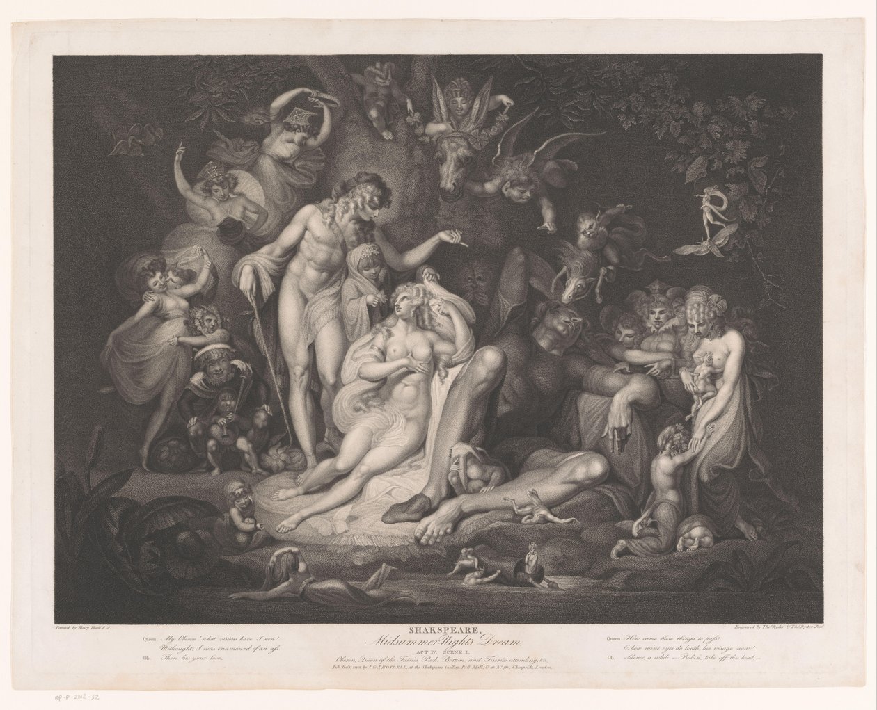 Opvågnen af ​​Titania Shakspeare, Midsummer - Night