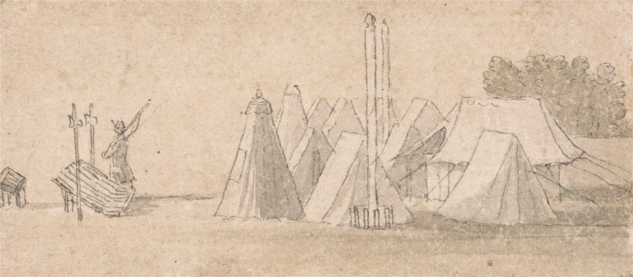 Lejrscene af Thomas Sandby