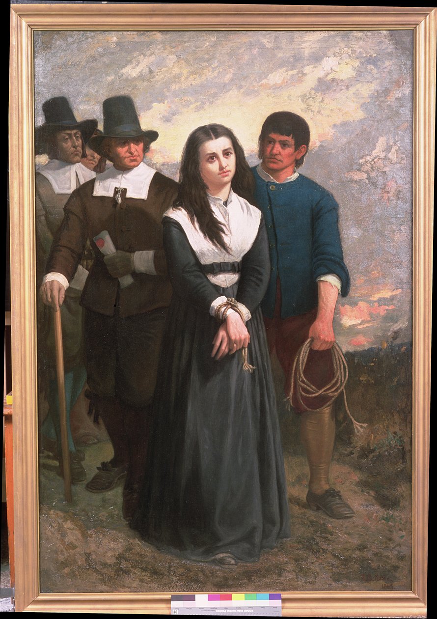Witch Hill (The Salem Martyr) 1869 af Thomas Satterwhite Noble