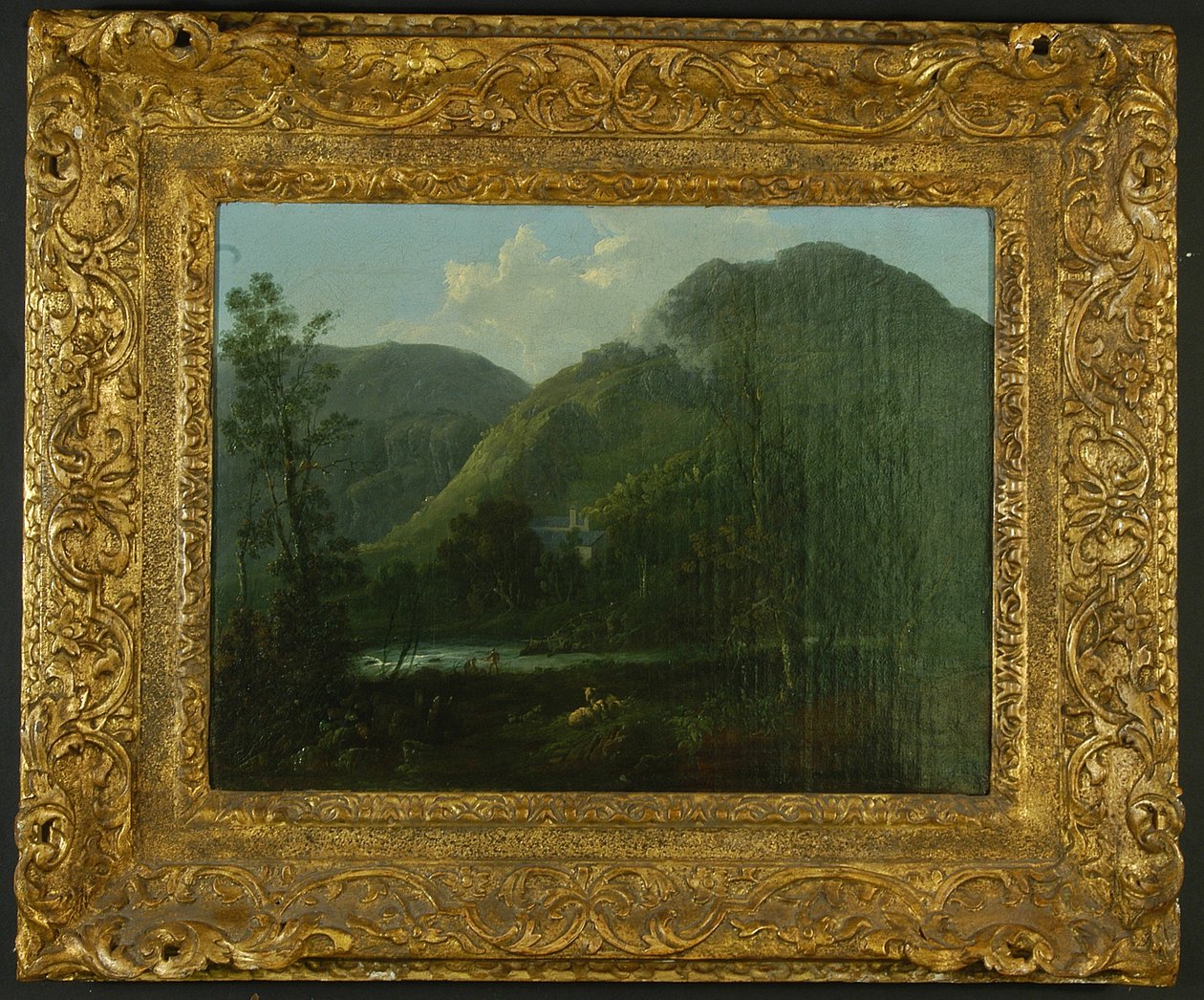Rydal Hall, ca. 1790 olie på lærred af Thomas Sautelle Roberts