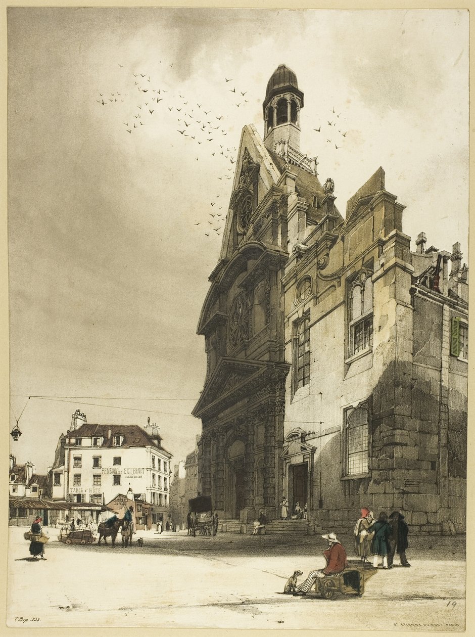 St. Etienne du Mont-kirken, Paris af Thomas Shotter Boys
