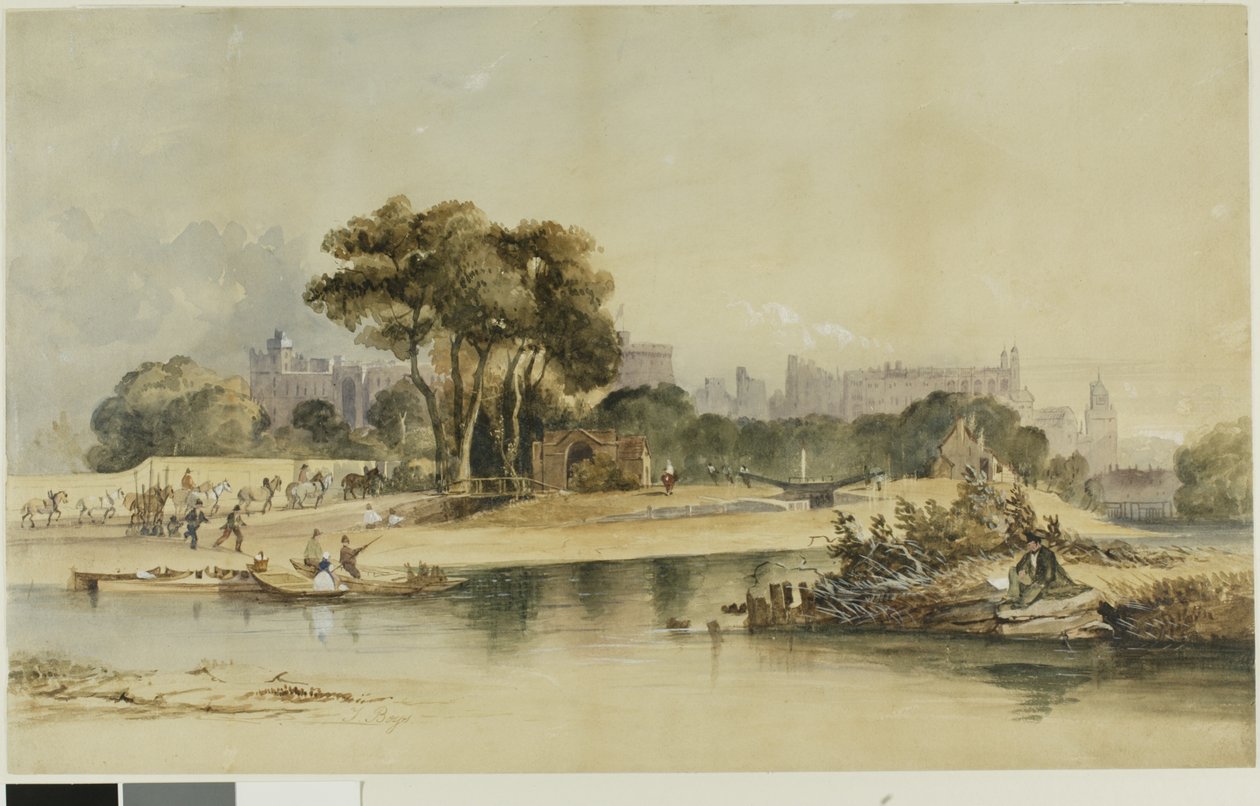 Omegn af Windsor Castle af Thomas Shotter Boys