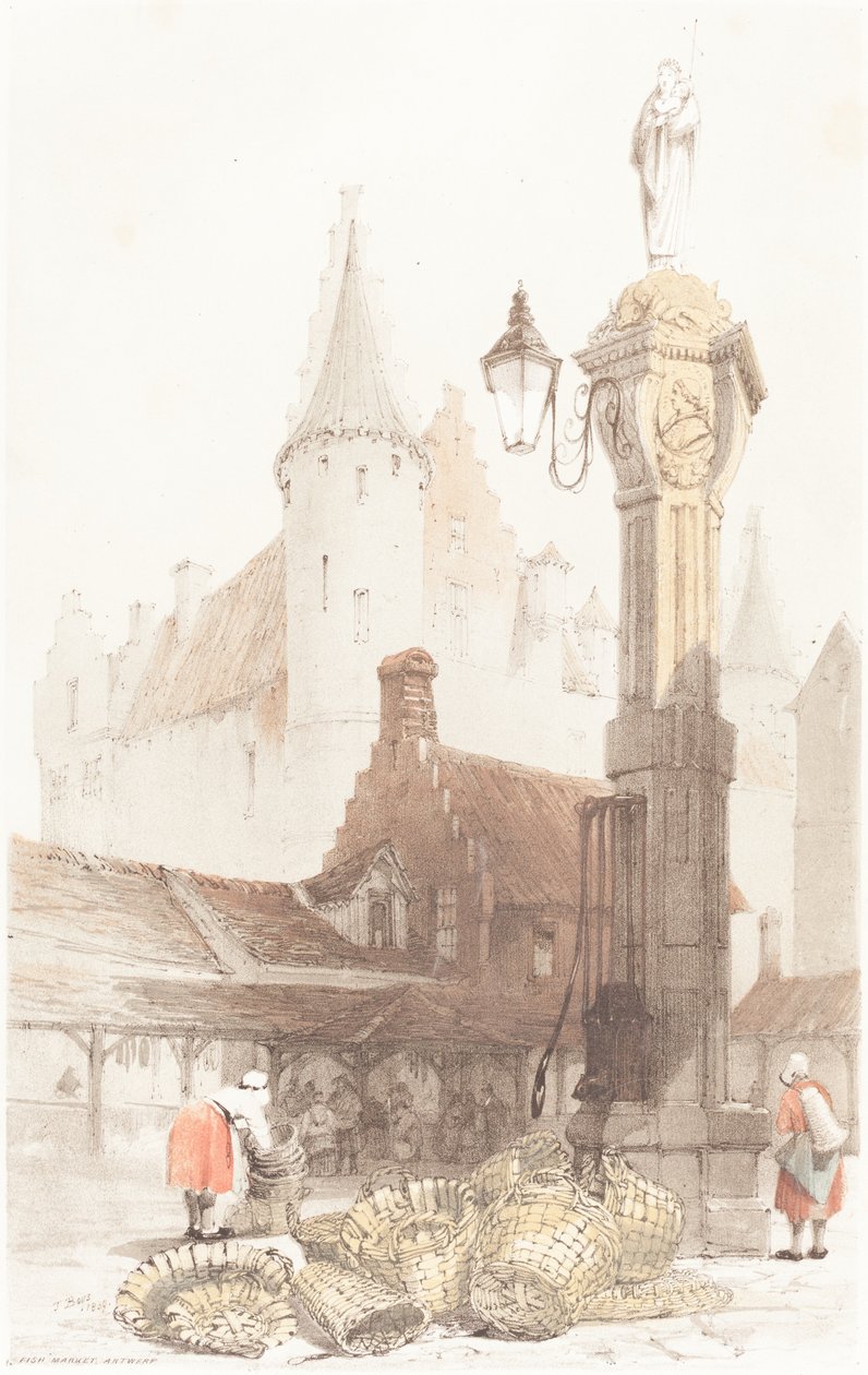 Fiskemarked, Antwerpen af Thomas Shotter Boys