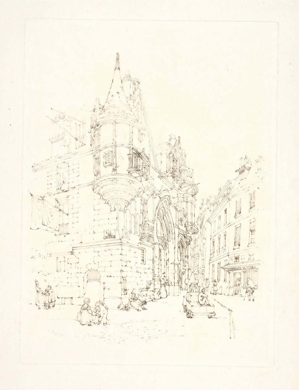 Hotel de Sens, Paris af Thomas Shotter Boys