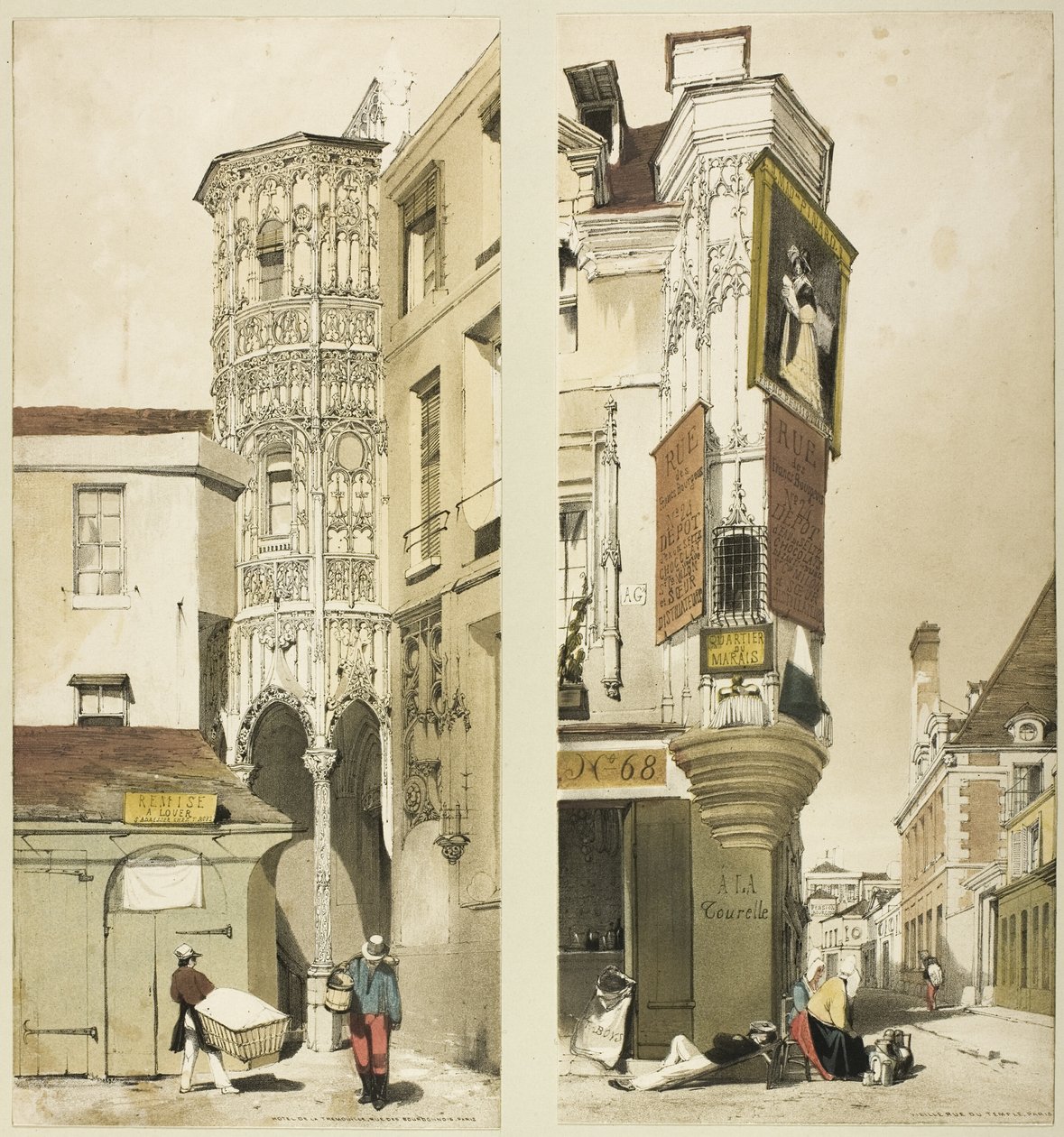 Hotel de la Tremouille, Paris af Thomas Shotter Boys