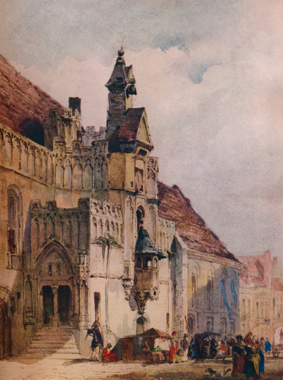 Rådhuset, St Omer, 1867 af Thomas Shotter Boys