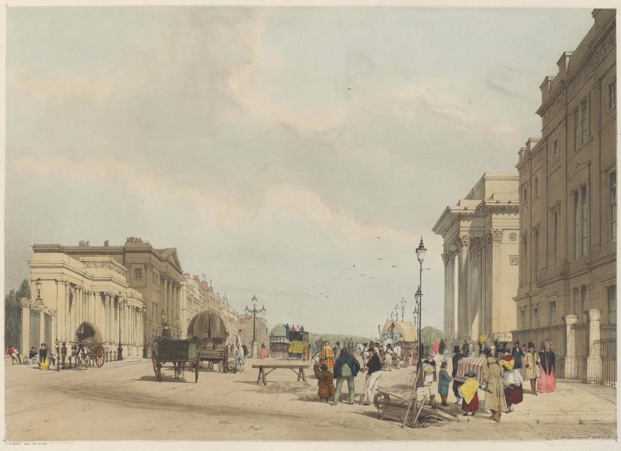 London som det er: Hyde Park Corner af Thomas Shotter Boys
