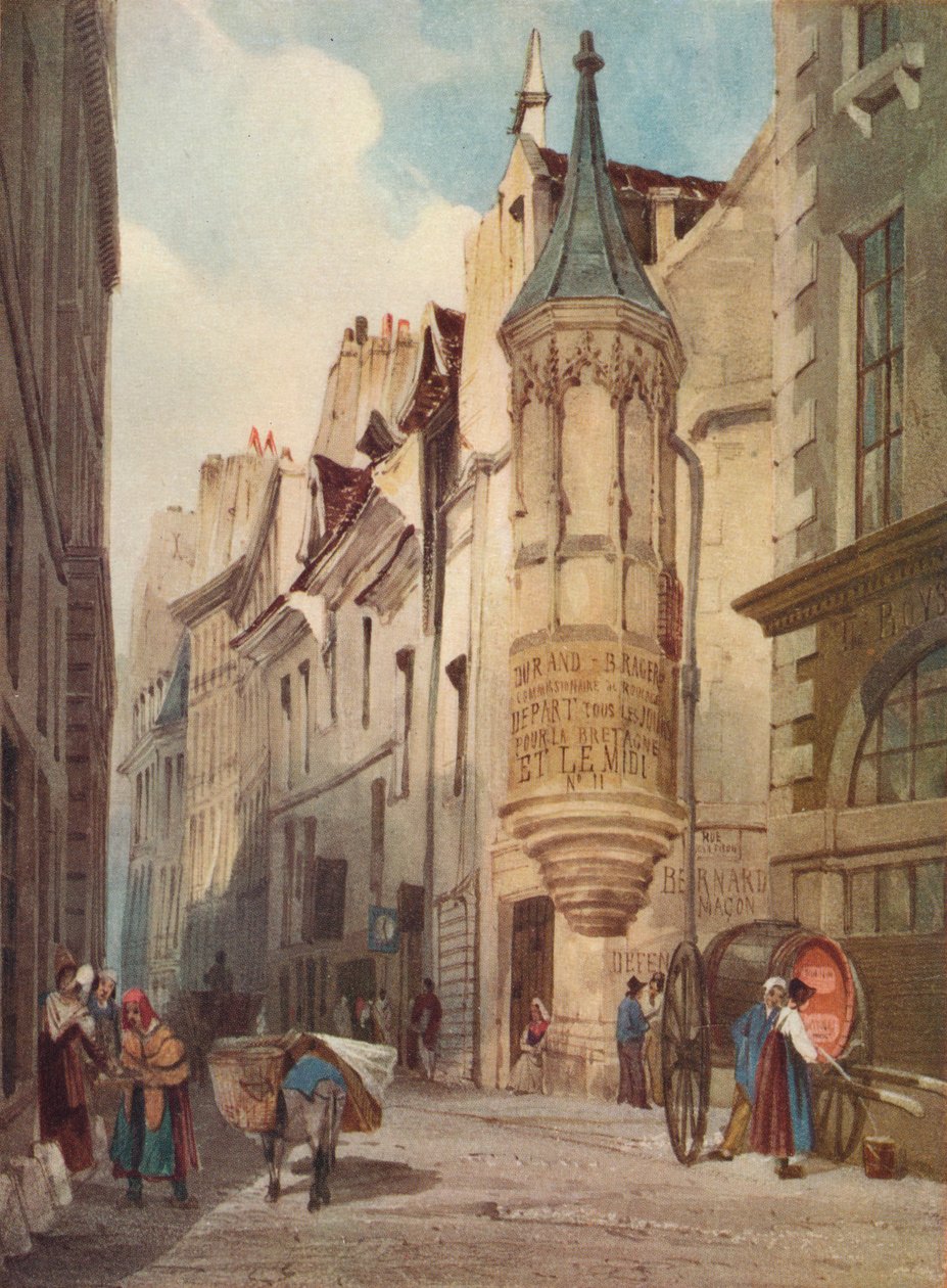 Paris Street Scene The House of Admiral Coligny, 1831, 1923 af Thomas Shotter Boys