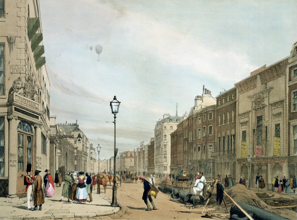Piccadilly fra hjørnet af Old Bond Street, fra 