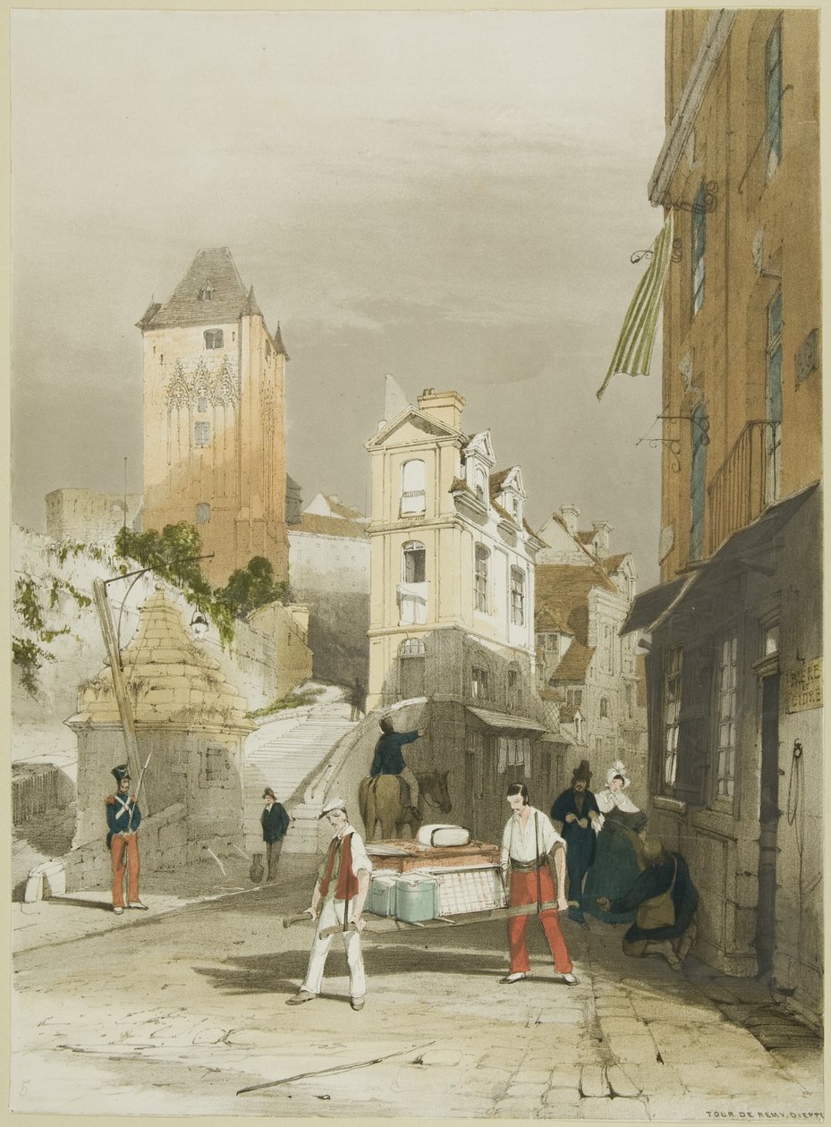 Malerisk arkitektur i Paris, Gent, Antwerpen, Touen osv. af Thomas Shotter Boys