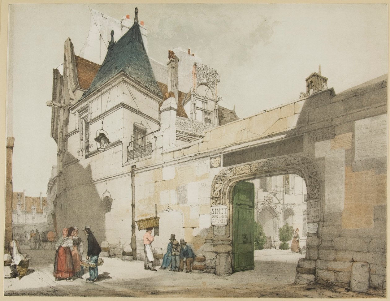 Malerisk arkitektur i Paris, Gent, Antwerpen, Touen osv. af Thomas Shotter Boys