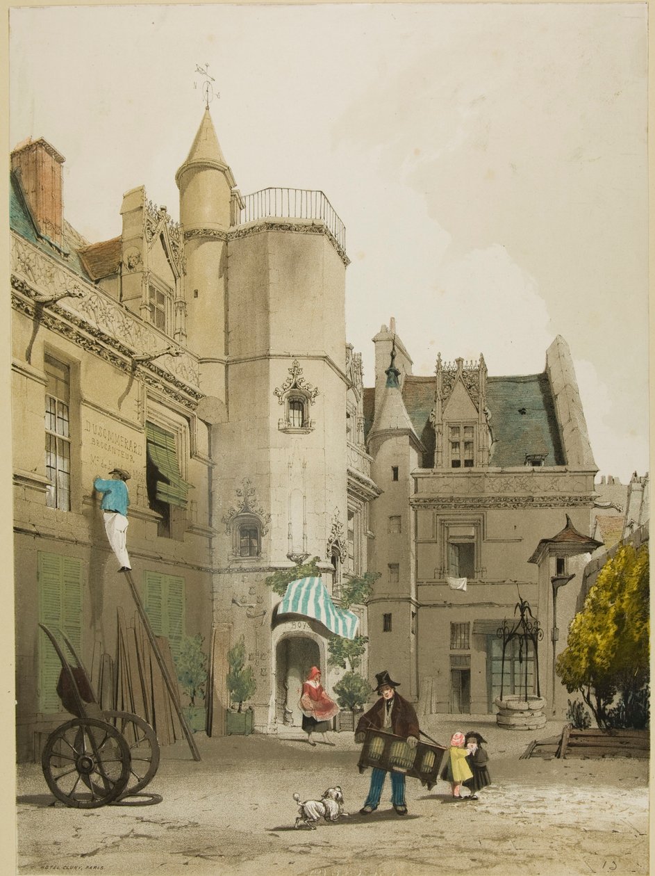 Malerisk arkitektur i Paris, Gent, Antwerpen, Touen osv. af Thomas Shotter Boys