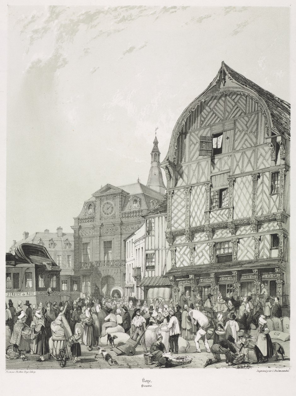 Maleriske og romantiske rejser i det gamle Frankrig, Picardie Vol. 2, 1840. af Thomas Shotter Boys
