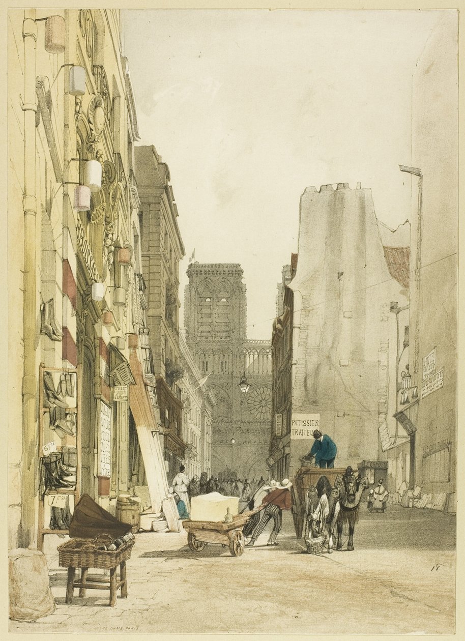 Rue Notre-Dame, Paris af Thomas Shotter Boys