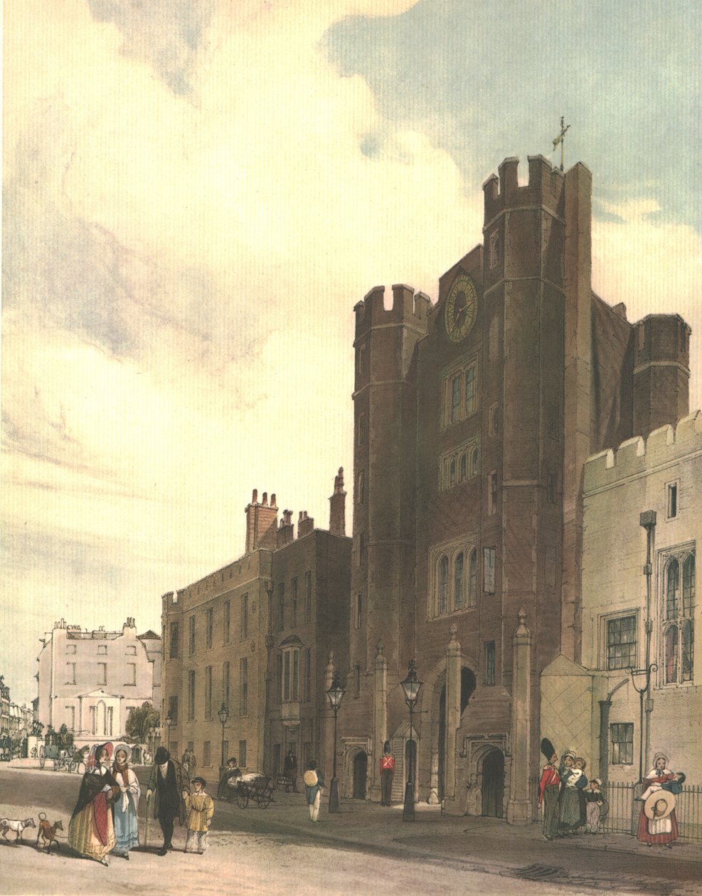 St James Palace. af Thomas Shotter Boys