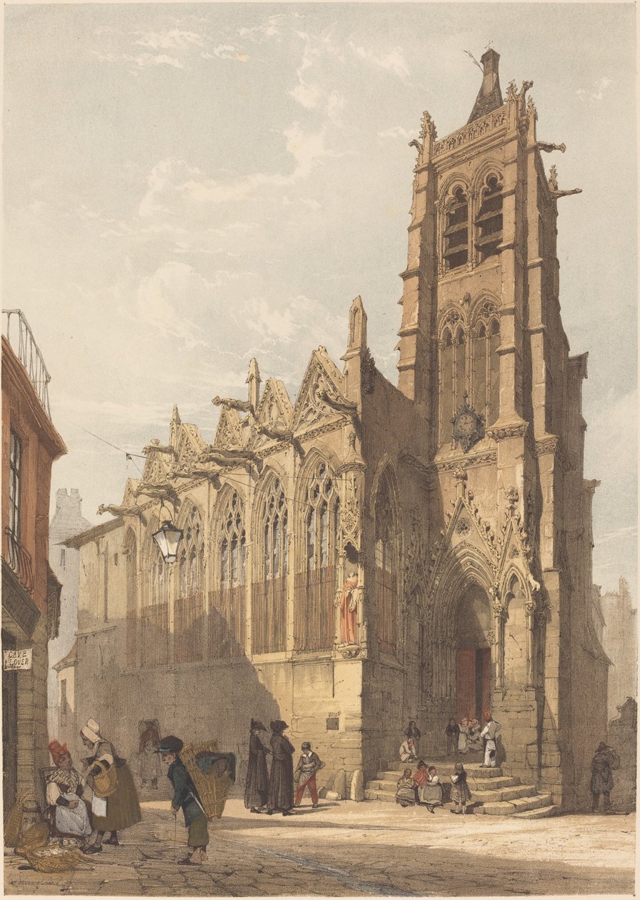St. Séverin, Paris af Thomas Shotter Boys
