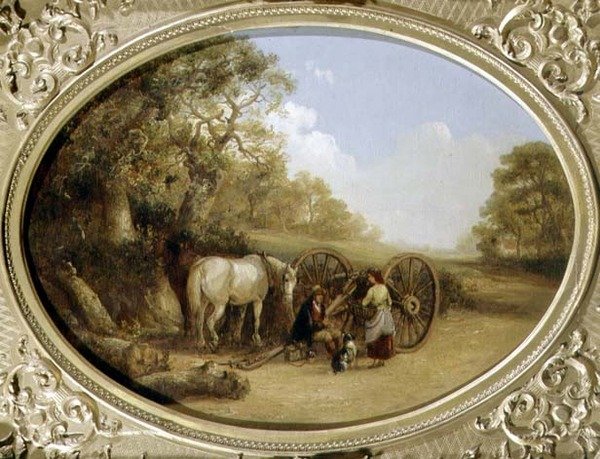 Sommer (olie på lærred) af Thomas Smythe