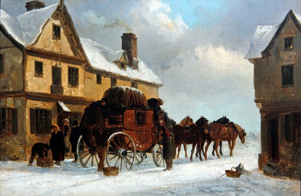 Aflæsning af scenen (olie på lærred) af Thomas Smythe