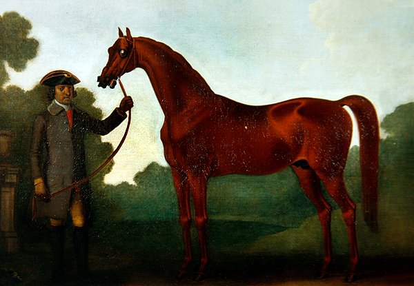 Charles Wilsons Arabian with a Groom (olie på lærred) af Thomas Spencer