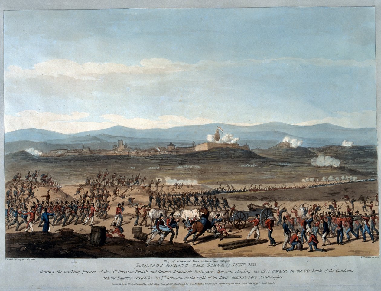 Badajoz Under belejringen af juni 1811, plade 4 fra 