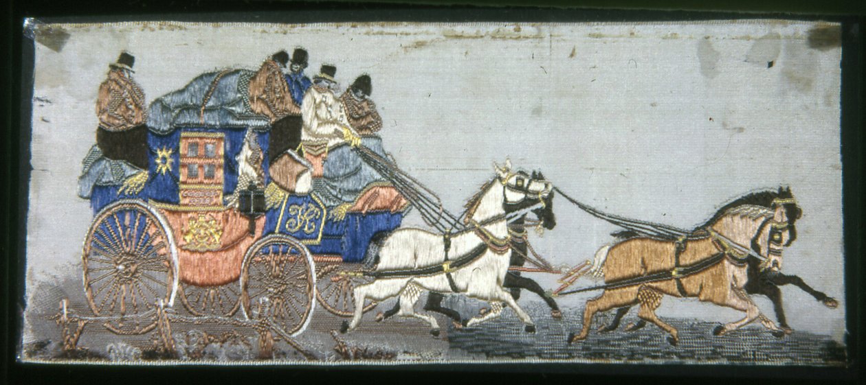 "The London  York Royal Mail Coach" af Thomas Stevens