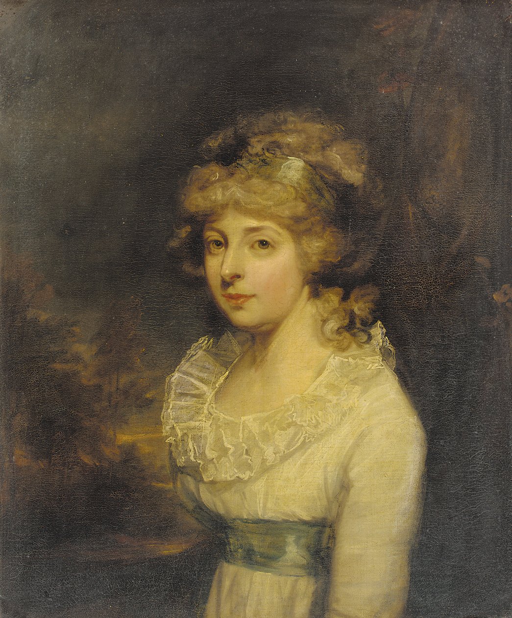 Portræt af Hon. Mary Wyndham Bouverie af Thomas Stewart