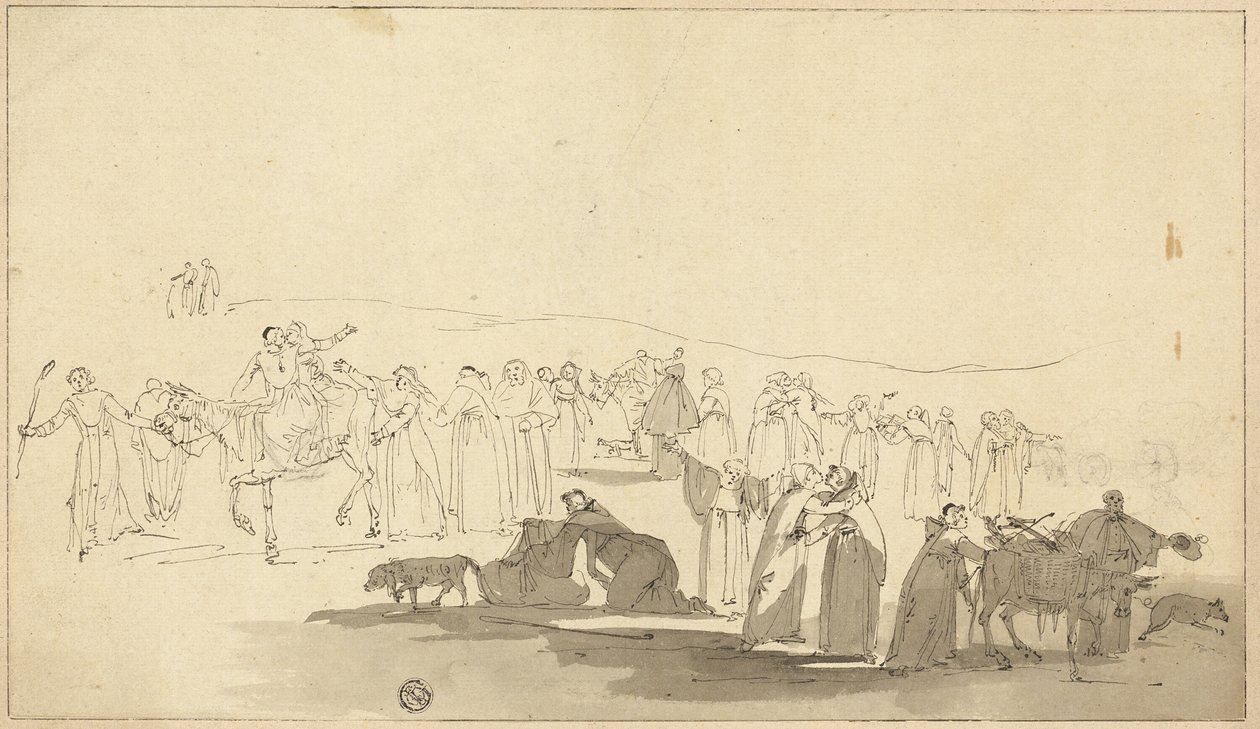 Canterbury pilgrimme af Thomas Stothard