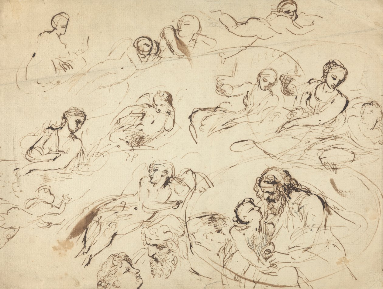Studie for Telemachos af Thomas Stothard