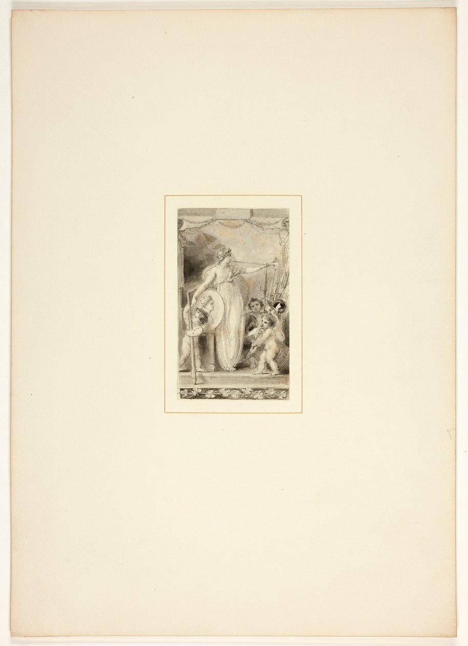 Studie til en tavle fra Opgaven af Thomas Stothard