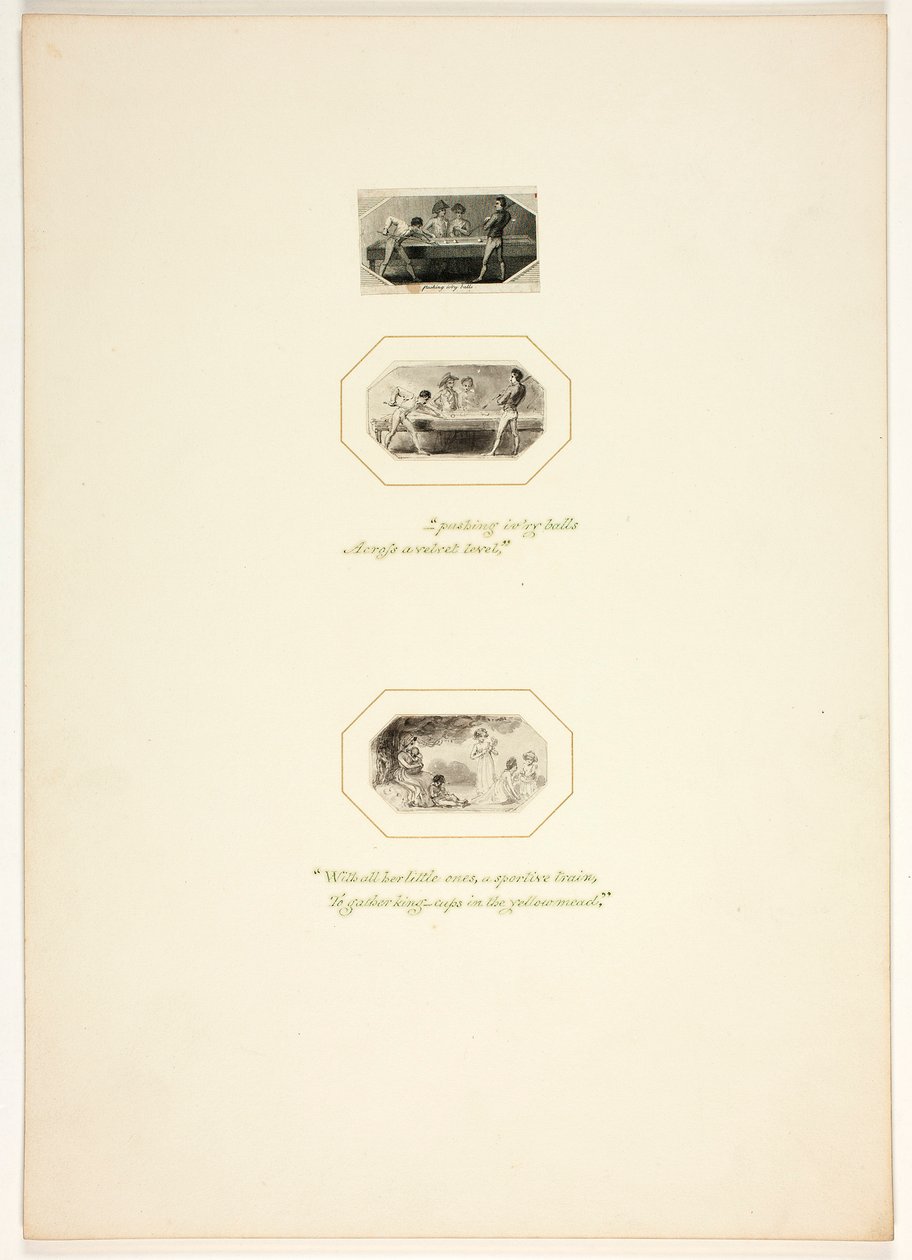 Studie til en tavle fra Opgaven af Thomas Stothard