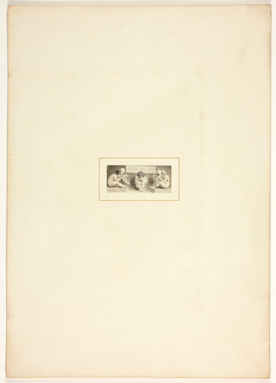 Studie til en tavle fra Opgaven af Thomas Stothard