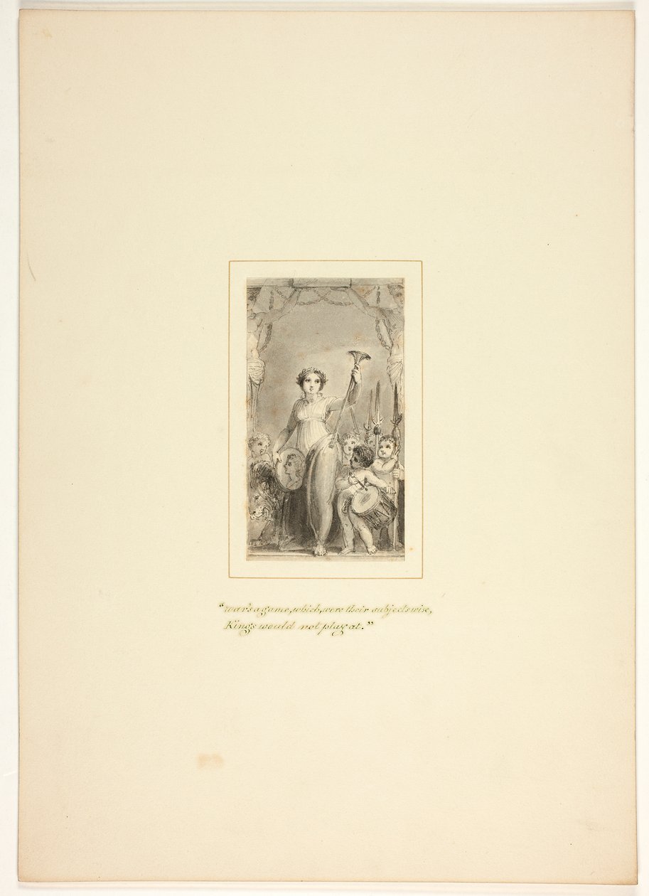 Studie til en tavle fra Opgaven af Thomas Stothard