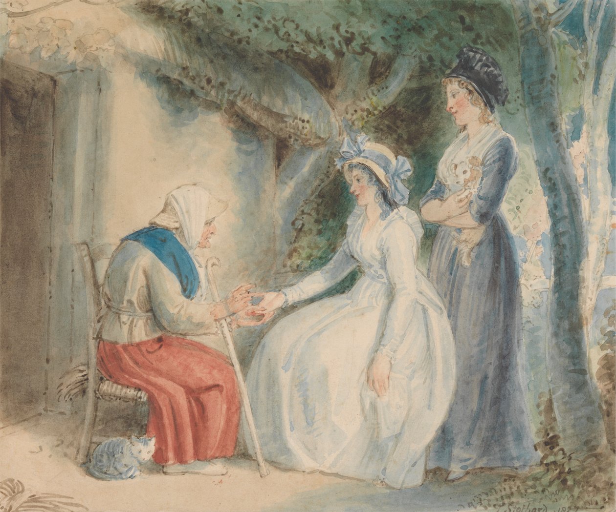 Spåkonen af Thomas Stothard