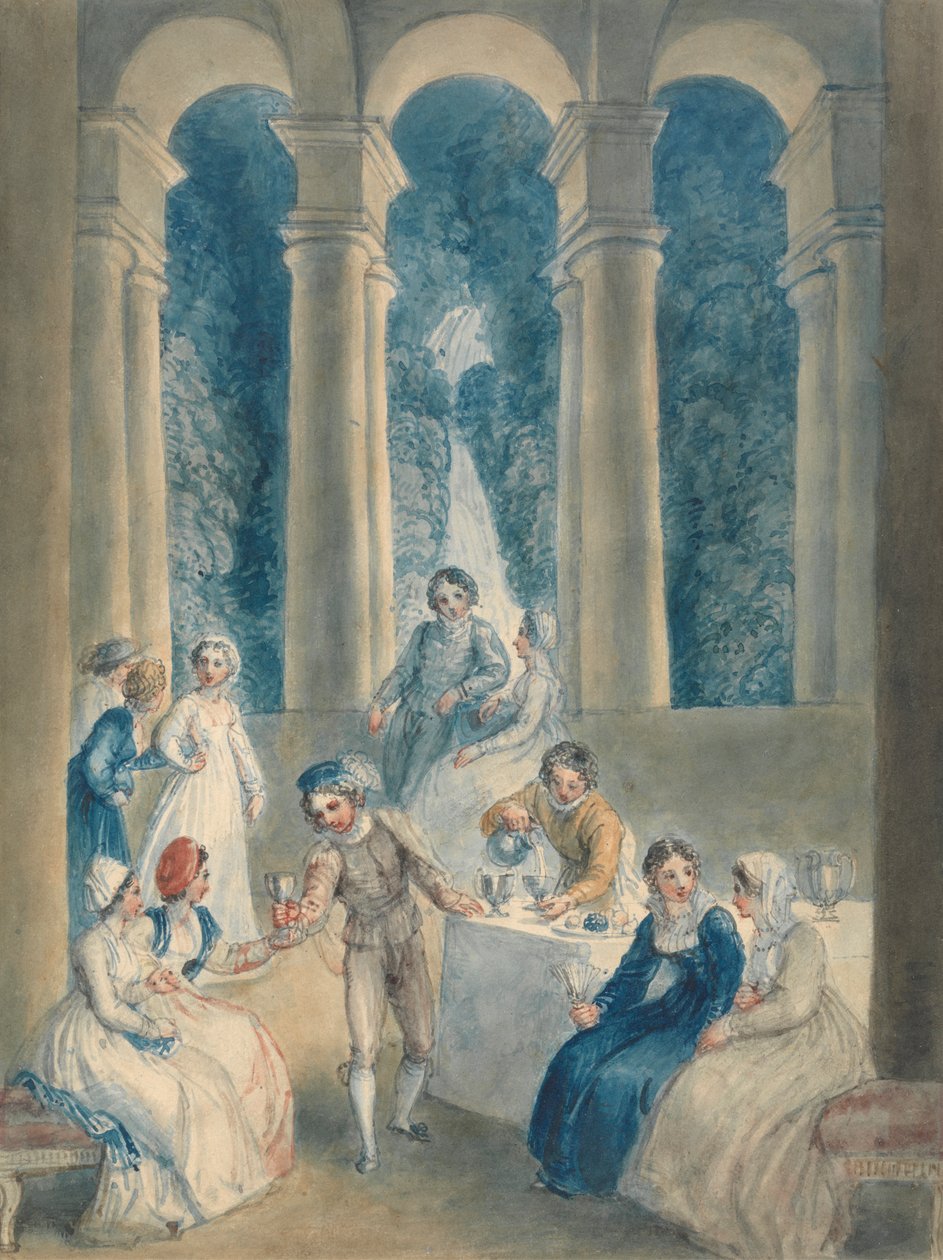 Den tiende dag i Decameron af Thomas Stothard