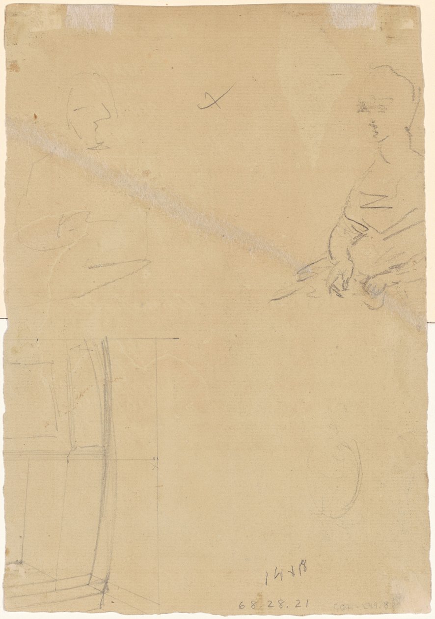 Figurstudier [verso] af Thomas Sully