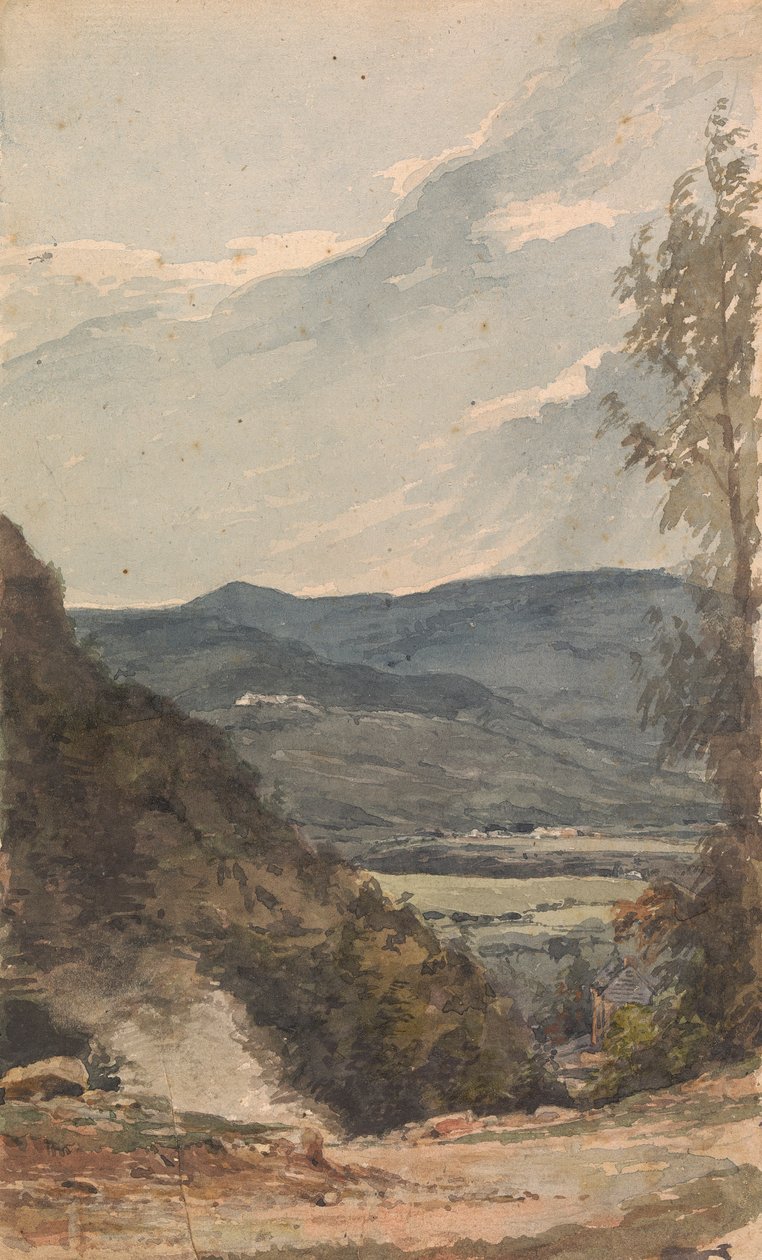 Fort Putnam fra den anden side af floden af Thomas Sully