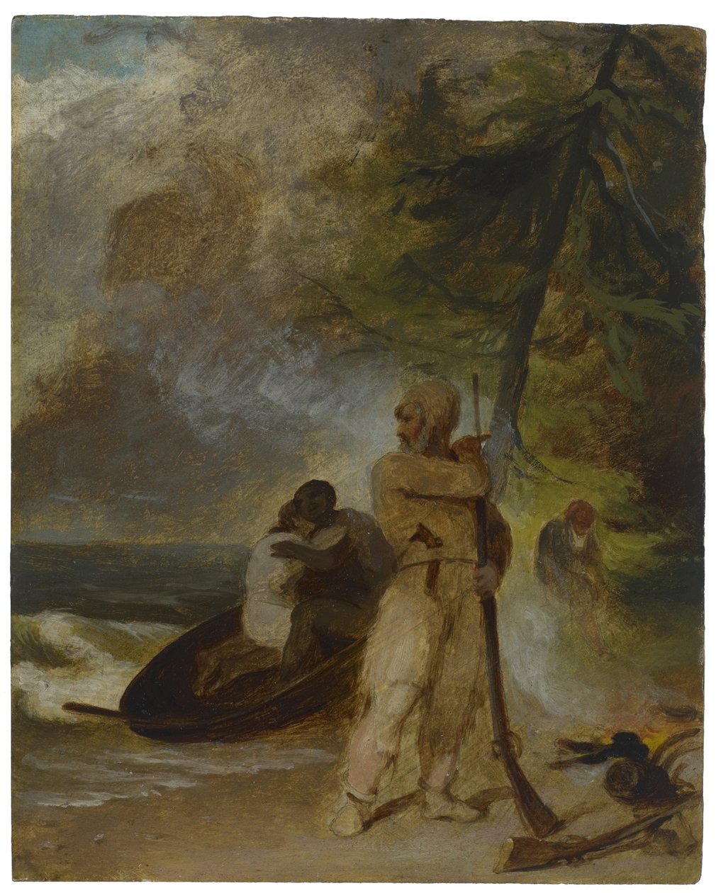 fredage far reddet, c.1856 af Thomas Sully