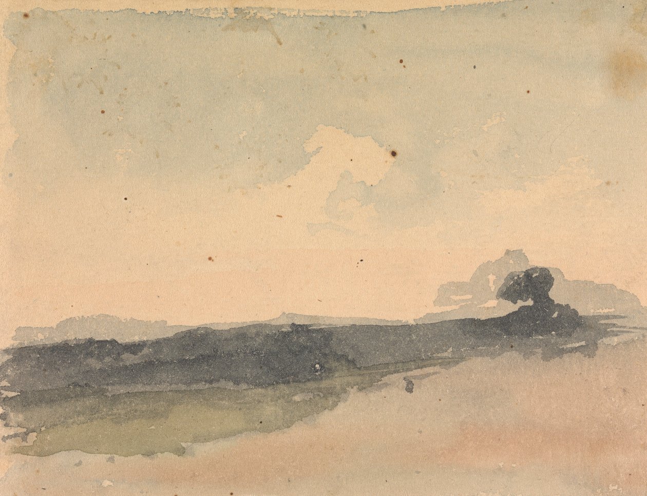 Bakket Landskab af Thomas Sully